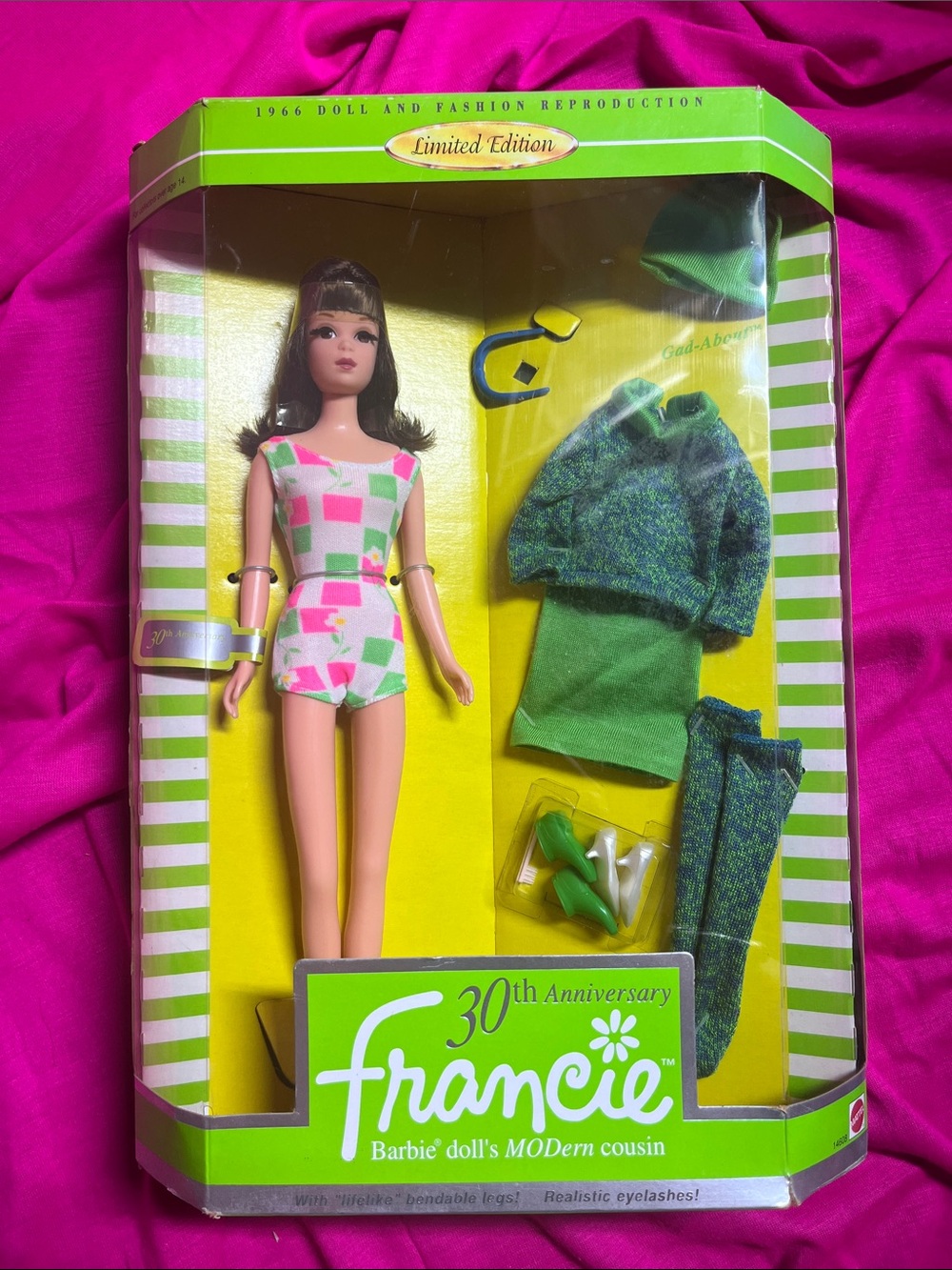 NRFB 1996 30th Anniversary Francie Doll (Mattel item #14608)